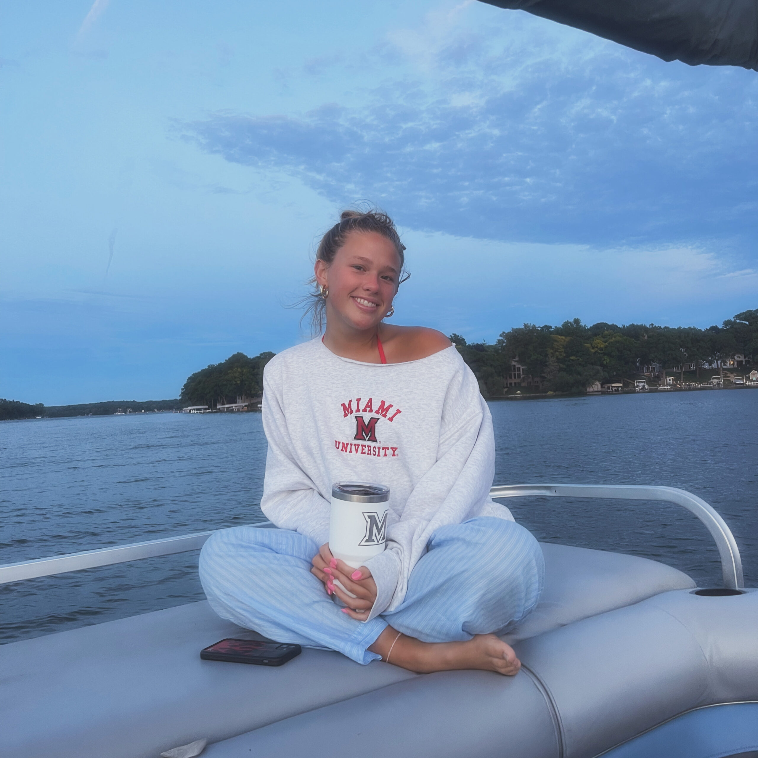 Piper loves to spend her summers on the boat